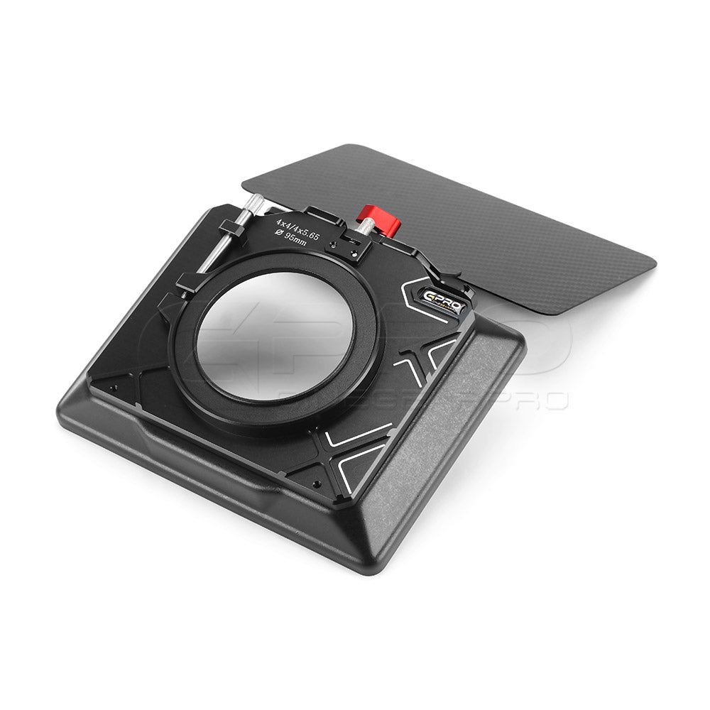 CGPro Indie Carbon Clamp on Mini-Matte box 4x4" / 4x5.65" Matte Box - CINEGEARPRO
