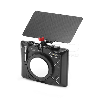 CGPro Indie Carbon Clamp on Mini-Matte box 4x4" / 4x5.65" Matte Box - CINEGEARPRO