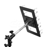 NanLite HD-T12-4-P, Transparent clip for 4 Pavotubes with Pin Lighting Accessories - CINEGEARPRO