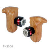 CGPro Wooden Handle Grip with ARRI Rosette Mount handle - CINEGEARPRO
