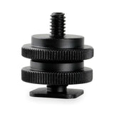 SMALLRIG 814 Cold Shoe Adapter with 3/8" to 1/4" thread SHOE MOUNTS - CINEGEARPRO