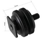SMALLRIG 814 Cold Shoe Adapter with 3/8" to 1/4" thread SHOE MOUNTS - CINEGEARPRO