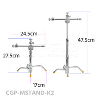 CINEGRIPPRO 3 Sections Mini C-Stand