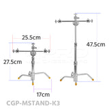 CINEGRIPPRO 3 Sections Mini C-Stand