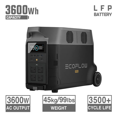 EcoFlow DELTA Pro 3600Wh Portable Power Station