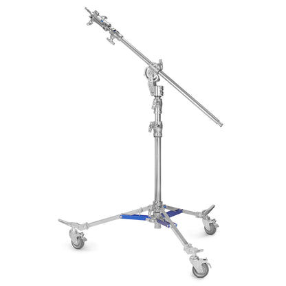 CINEGRIPPRO G07004 Junior Roller Stand with Boom Arm Maximum Height 4080mm/161" Load Capacity 20kg/44lbs