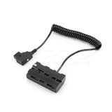 CGPro NP-F970/550 D-Tap Dummy Battery DC Coupler w/ Reverse Polarity Protection