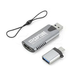 CGPro HDMI 2.0 To USB Video Capture Card Adapter Support 4K 60Fps Input / 1080P 60Fps Output
