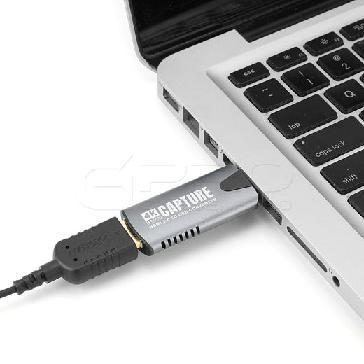CGPro HDMI 2.0 To USB Video Capture Card Adapter Support 4K 60Fps Input / 1080P 60Fps Output