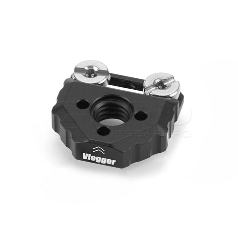 Vlogger Arri Locating Pins Mount Arri 3/8” Screw Mount