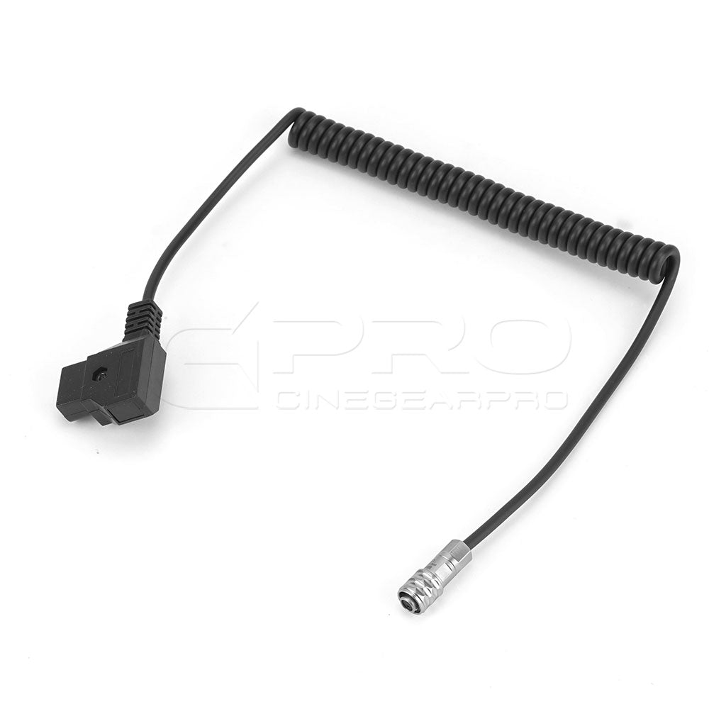 Câble D'alimentation Spiralé CC 5,5/2,5 Mm BMCC Mâle Coudé Et Prise Droite Pour Lumière Vidéo