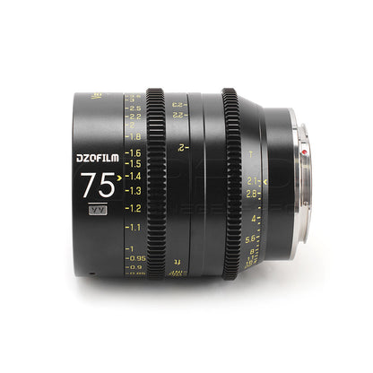 DZOFILM 75mm T2.1 VESPID Prime Full Frame Cinema Lens PL&EF interchangeable Mount