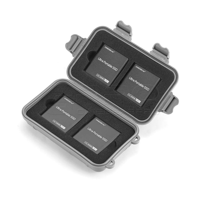 CINEDISKPRO Quad SSD Hard Case For Ultra Portable SSD MK1