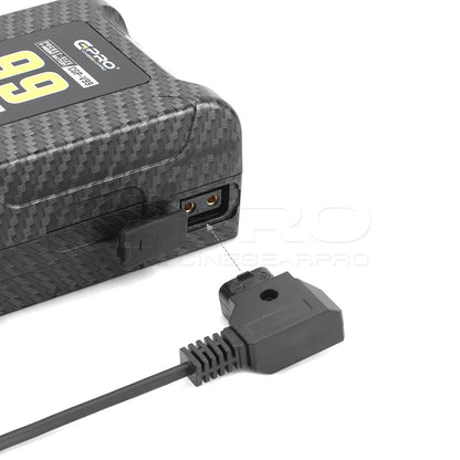 CGPro Coiled D-Tap Male to DC 5.5x2.5mm Locking Cable