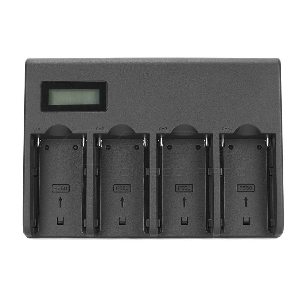 CGPro NP-F Battery Quad Charger For F970/F770/F550
