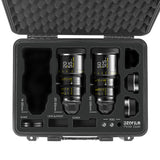 DZOFILM Pictor Zoom Dual Lens Bundle 20-55mm + 50-125mm T2.8 (PL&EF interchangeable Mount, Black)