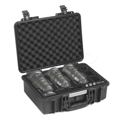 CINECASEPRO 3-Lens Hard Case For DZOFILM Pictor Zoom Cine Lens