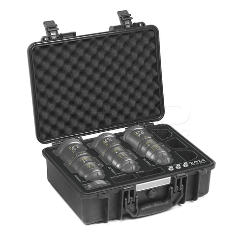 CINECASEPRO 3-Lens Hard Case For DZOFILM Pictor Zoom Cine Lens
