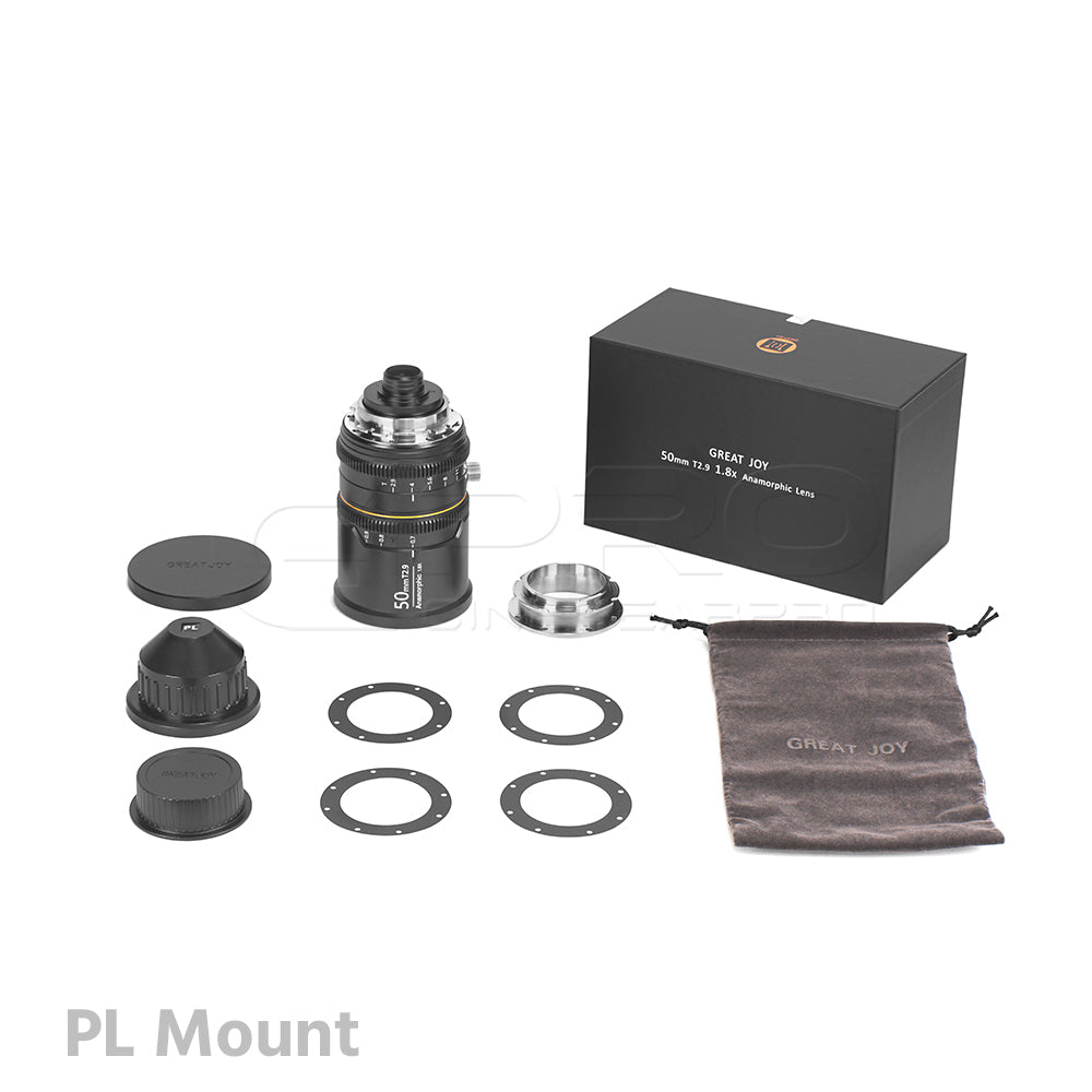BLAZAR (Great Joy) 1.8X Anamorphic Dual Lens Bundle 35mm/50mm/85mm PL&EF/RF/L/E Mount