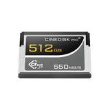 CINEDISKPRO CFast 2.0 Memory Card 4K RAW 512GB