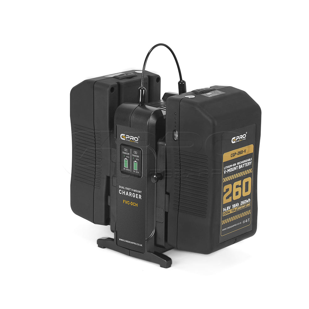 CGPro FVC-DCH Dual Ultra Fast V-Mount Charger