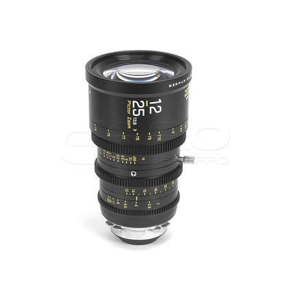 DZOFILM Pictor Zoom 12-25mm T2.8 Super35 Cinema Lens (PL&EF interchangeable Mount, Black)
