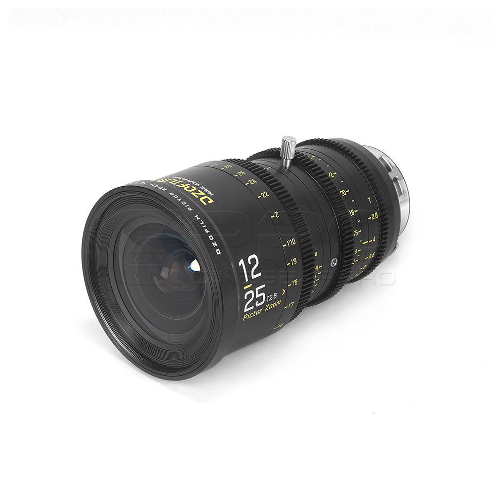 DZOFILM Pictor Zoom 12-25mm T2.8 Super35 Cinema Lens (PL&EF interchangeable Mount, Black)