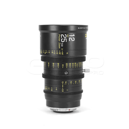 DZOFILM Pictor Zoom 12-25mm T2.8 Super35 Cinema Lens (PL&EF interchangeable Mount, Black)