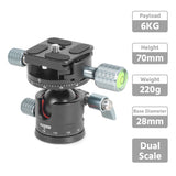 CINEGRIPPRO 6Kg Payload Panoramic Ball Head