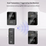 Comica BoomX-D 2.4G Digital 1-Trigger-2 Wireless Microphone  - CINEGEARPRO