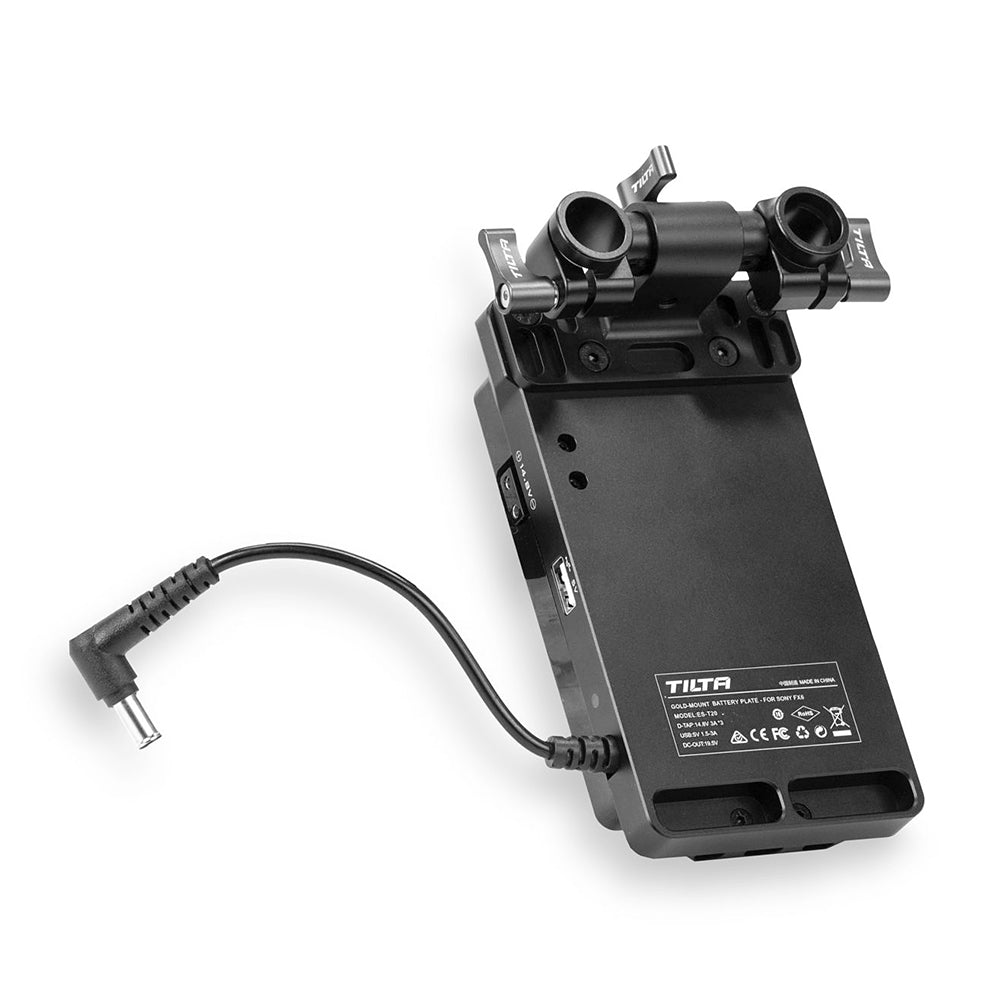 TiLTA ES-T20-BTP2-AB Gold Mount Battery Plate For SONY FX6 Cage System