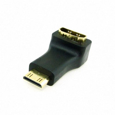 CGPro Mini HDMI Male C TO HDMI Type A FEMALE 90 degree Down Right Angled Adapter