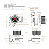 Vlogger Cherry Cable Clip Clamp 1/4 Universal Single Side Wire Retainer Clamp - CINEGEARPRO