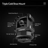 CGPro Triple Cold Shoe Mount Adapter
