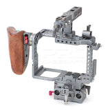 TiLTA TT-0511 Right Side Wooden Handle (with R/S button) For GH5/A7s2/FS7/RED/ARRI/A6500 Cage Side Handles - CINEGEARPRO