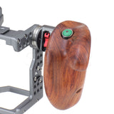 TiLTA TT-0511 Right Side Wooden Handle (with R/S button) For GH5/A7s2/FS7/RED/ARRI/A6500 Cage Side Handles - CINEGEARPRO