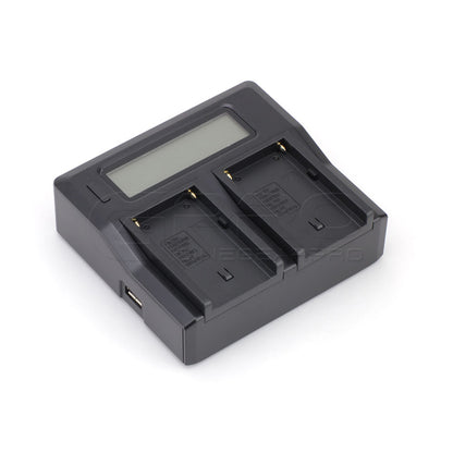 CGPro NP-F Dual Digital Battery Charger w/ LCD Display For NP-F970/750/550 Charger - CINEGEARPRO