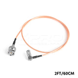 CGPro Ultra Thin Right Angled 1.0/2.3 DIN to BNC Male HD-SDI 6G-SDI Cable SDI Cable - CINEGEARPRO
