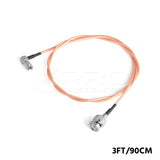 CGPro Ultra Thin Right Angled 1.0/2.3 DIN to BNC Male HD-SDI 6G-SDI Cable SDI Cable - CINEGEARPRO