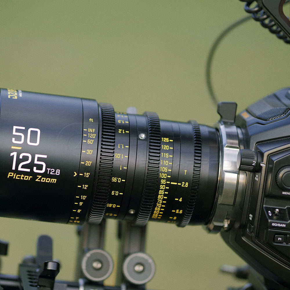 DZOFILM Pictor Zoom Dual Lens Bundle 20-55mm + 50-125mm T2.8 (PL&EF interchangeable Mount, Black)
