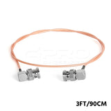 CGPro Ultra Thin Dual Right Angled BNC Male HD-SDI 6G-SDI Cable SDI Cable - CINEGEARPRO