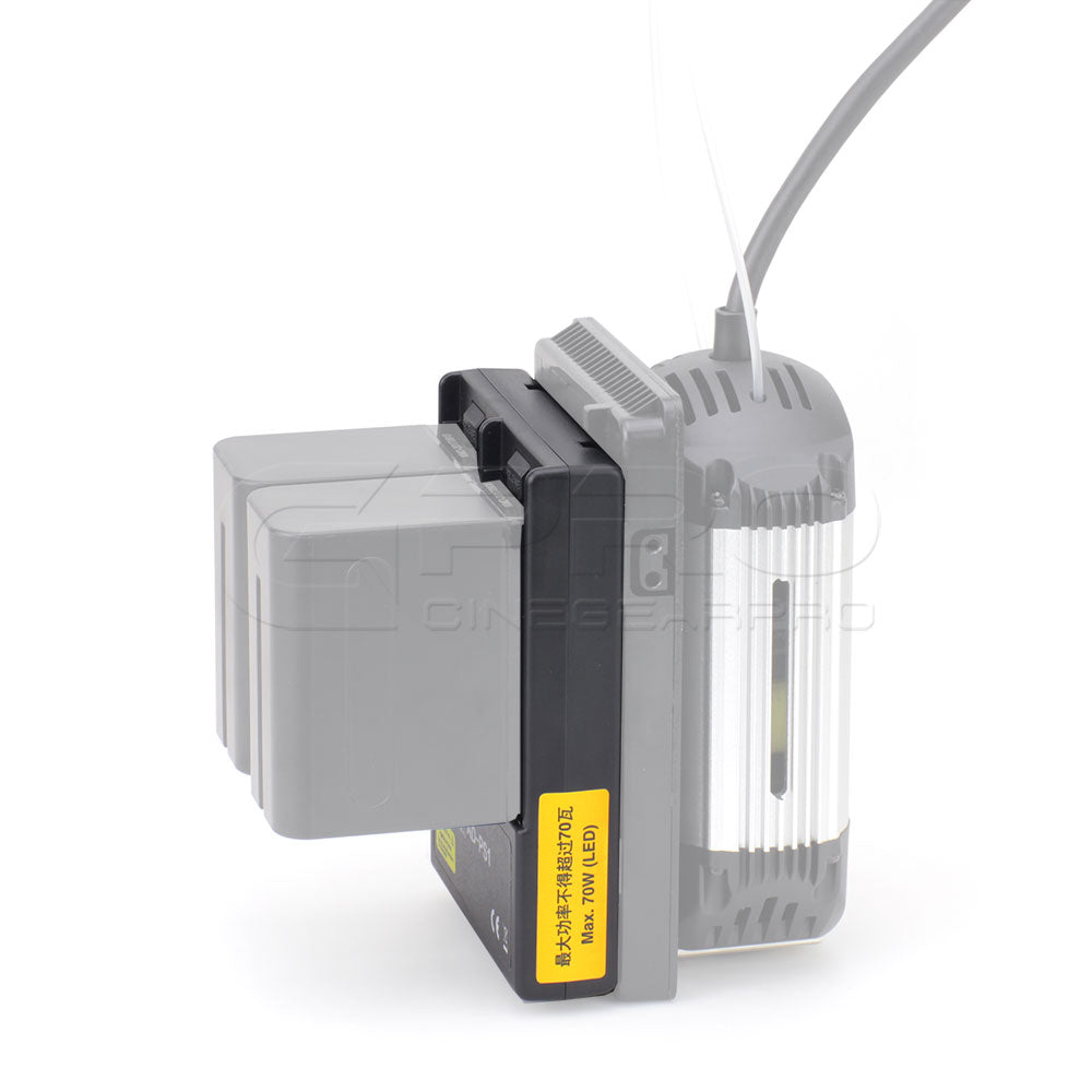 FALCONEYES AD-PS1 Battery Adapter V-Mount to F-Mount Lighting Accessories - CINEGEARPRO