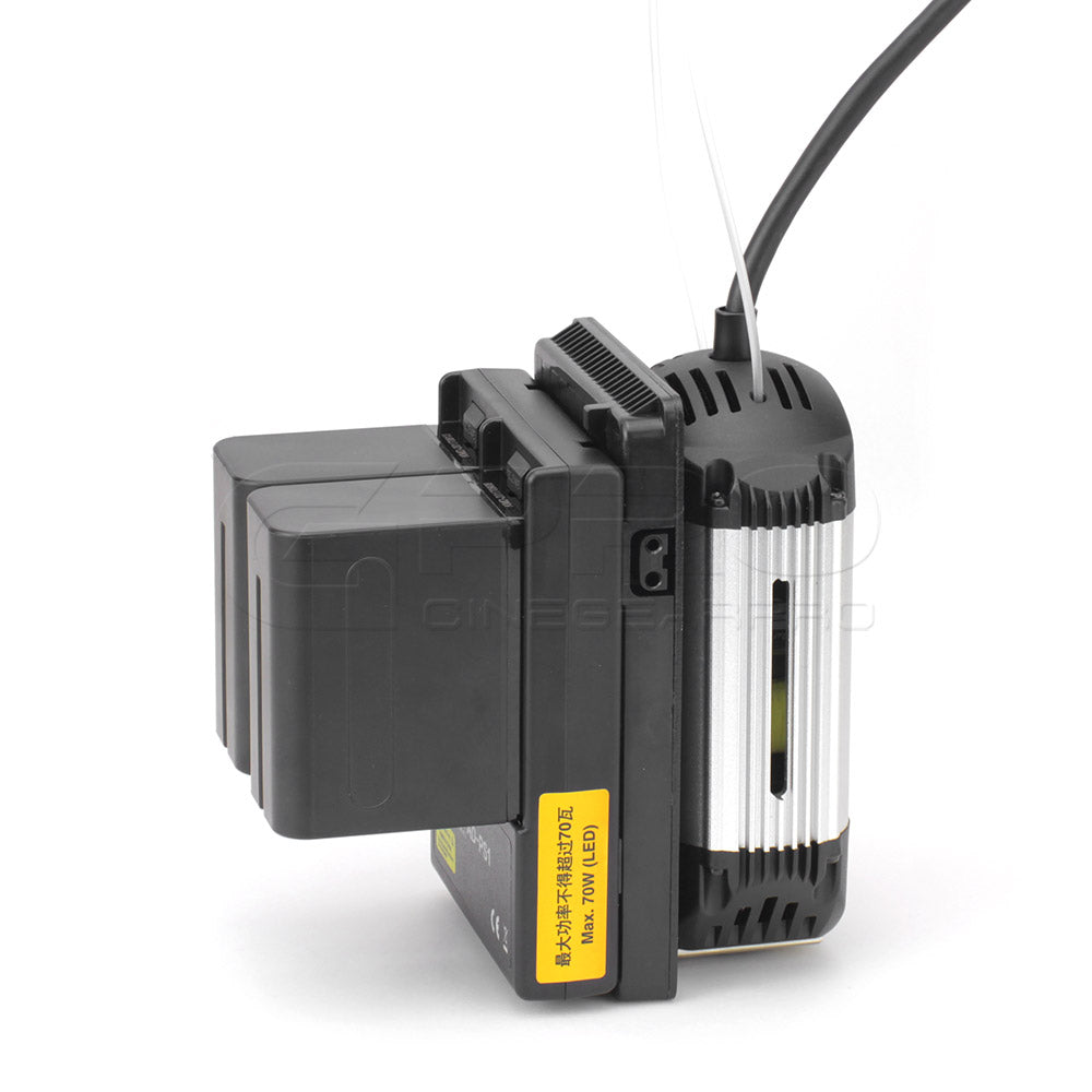 FALCONEYES AD-PS1 Battery Adapter V-Mount to F-Mount Lighting Accessories - CINEGEARPRO