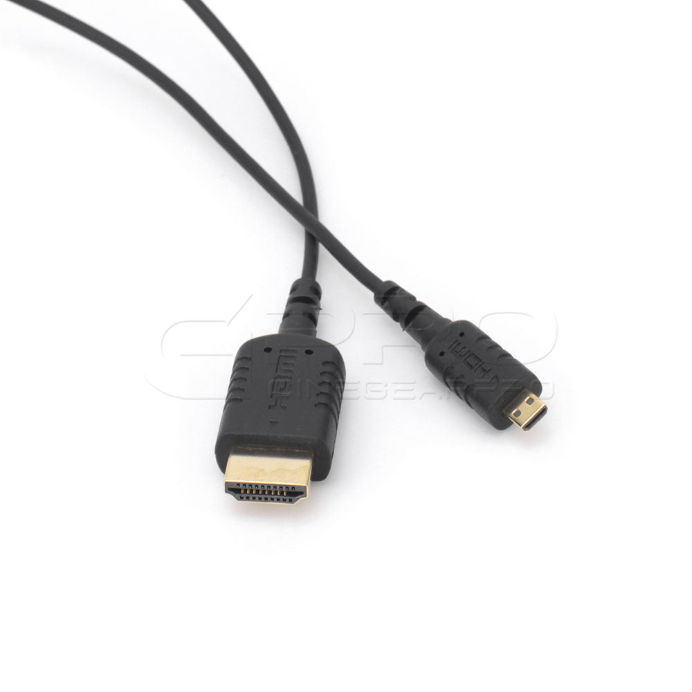CGPro Hyper-Thin Super Flexible HDMI Cable A Male to D Male (1FT/2FT/3FT/6FT) HDMI Cable - CINEGEARPRO