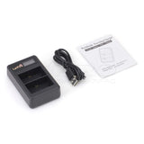 CGPro USB Dual Charger With LCD Display For LP-E6 Battery Charger - CINEGEARPRO