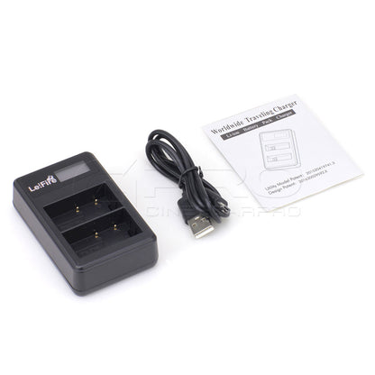 CGPro USB Dual Charger With LCD Display For BLF19E Battery Charger - CINEGEARPRO