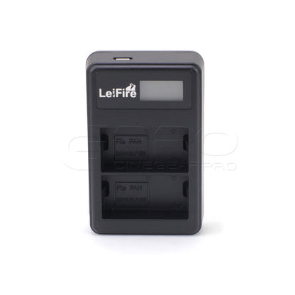 CGPro USB Dual Charger With LCD Display For BLF19E Battery Charger - CINEGEARPRO