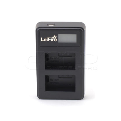 CGPro USB Dual Charger With LCD Display For NP-FW50 Battery Charger - CINEGEARPRO