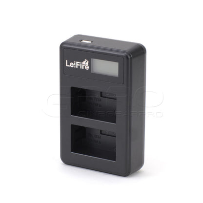CGPro USB Dual Charger With LCD Display For NP-FW50 Battery Charger - CINEGEARPRO