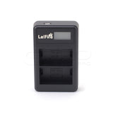CGPro USB Dual Charger With LCD Display For LP-E6 Battery Charger - CINEGEARPRO